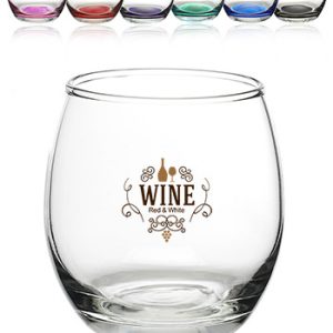 11.5 oz. Mikonos Stemless Wine Glasses