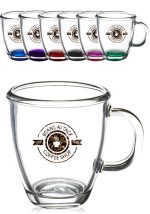 11 oz. London Glass Coffee Mugs