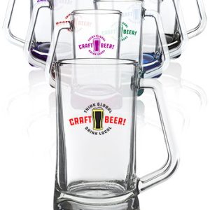 16 oz. Atenas Glass Beer Mugs