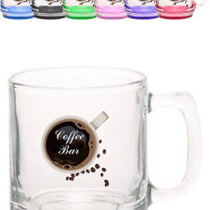 9 oz. Glass Coffee Mugs