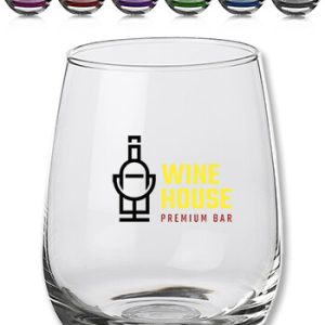 9 oz. Stemless Wine Glasses