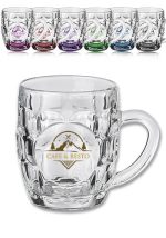 10 oz. ARC Britannia Glass Beer Mugs
