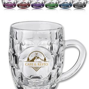 10 oz. ARC Britannia Glass Beer Mugs