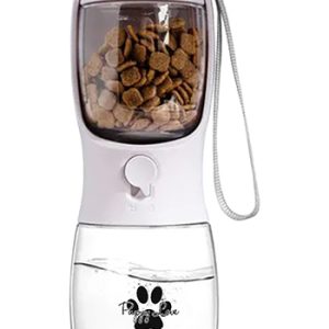 10 oz Pet Water Bottle with Food Container