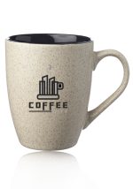 10 oz. Sesame Speckled Dual-Tone Coffee Mugs