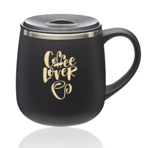 11 oz. Stainless Steel Coffee Mugs with Lid