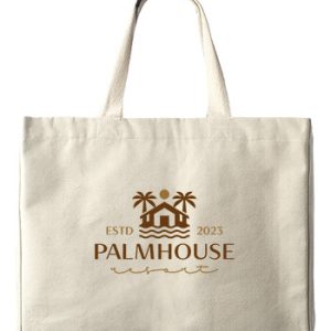 118 oz. Heavy Cotton Snap Button Beach Bags