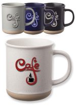 13.5 oz. Aurora Speckled Clay Coffee Mugs