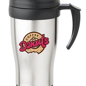 14 oz. Double Wall Stainless Steel Travel Mugs