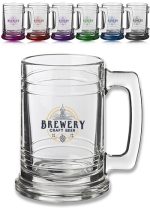 15 oz. Libbey Maritime Glass Beer Mugs