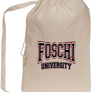 Collegiate Natural Cotton Laundry Bags