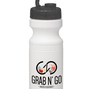 24 oz.  Bike Water Bottles with Flip Top