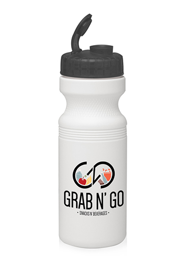24 oz. Bike Water Bottles with Flip Top