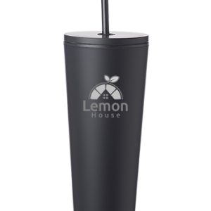 24 oz. Kenai Plastic Tumblers with Straw