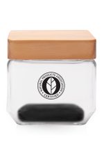 27 oz. Glass Candy Jars with Wooden Lid