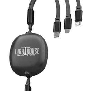 3.9ft Retractable Multi Charging Cable Cord