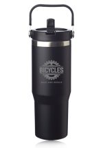 30 oz. Bronx Stainless Travel Mug with Carrying Handle