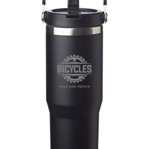 30 oz. Bronx Stainless Travel Mug with Carrying Handle