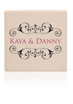 4" Square Ceramic Coasters