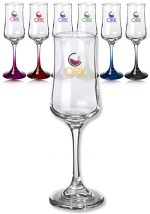 6 oz Rose Bud Champagne Glasses