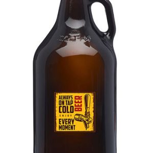 64 oz. Amber Glass Beer Growlers