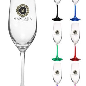 8 oz. Lead Free Crystal Champagne Glasses
