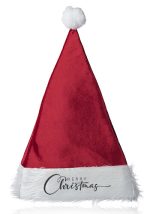 Classic Red Velvet Santa Hat