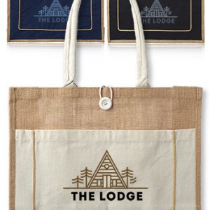 Cotton Pocket Jute Tote Bags
