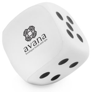 Dice Shaped Stress Balls