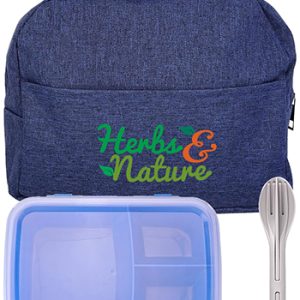 Handy Heathered Lunch To Go Set