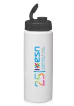 32oz. HDPE Plastic Water Bottles with Sipper Lids