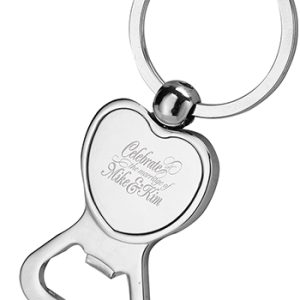 Heart Shaped Bottle Opener Keychains