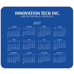 Horizontal Calendar Mouse Pads