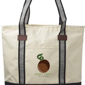 Large Sea Coast Polyester Tote Bags
