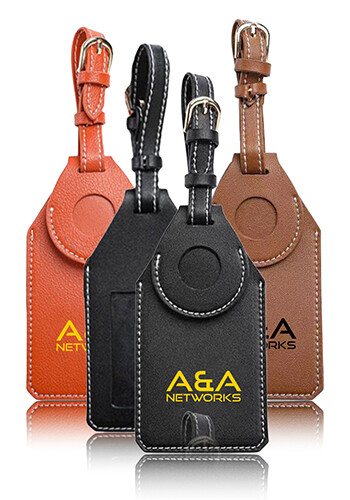 Luggage Tag with Airtag Holder