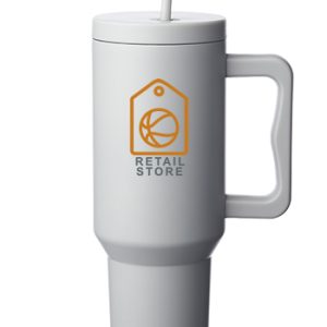 Madison 40 oz Tumbler with Handle and Straw Lid