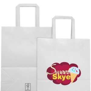 Medium White FSC Paper Bag