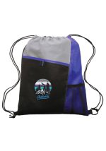 Mesh Pocket Drawstring Backpacks