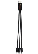 Metallic 3-in-1 Charging Cable