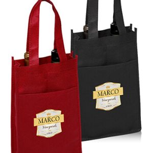 Non-Woven Vineyard Two Bottle Wine Bags
