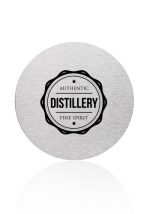 Reno Stainless Steel Round Coasters