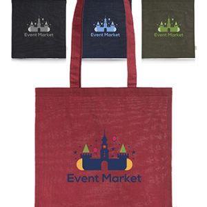 Recycled Solid Cotton Tote Bags