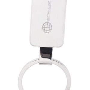 Reflection Flat Metal Keychains