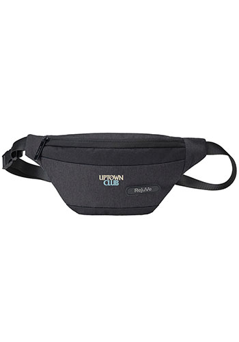 RejuVe® Recycled MILANO Modern Two-Tone Waist Fanny Pack