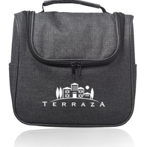 Road Trip Heathered Toiletry Bags