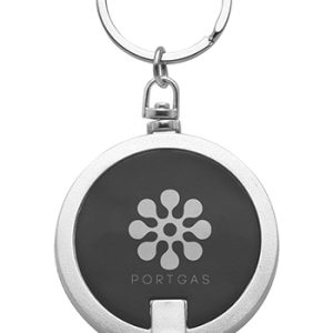 Round LED Keychains