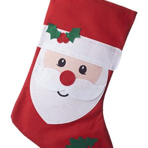 Santa Face Christmas Stocking