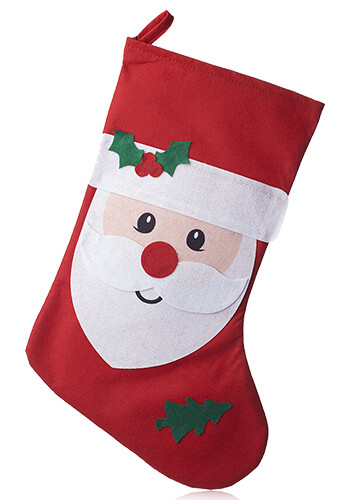 Santa Face Christmas Stocking