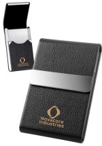 Slim Metal Pocket Card Holder with Magnetic Shut