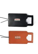 Suitcase Luggage Tags with Sleeve & Elastic Band